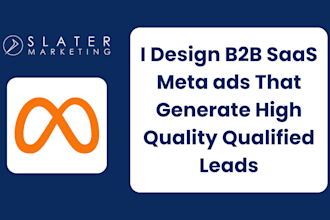 design, write and implement meta ads for your b2b saas business
