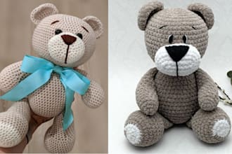 write a detailed christmas amigurumi crochet pattern foe ebay etsy store