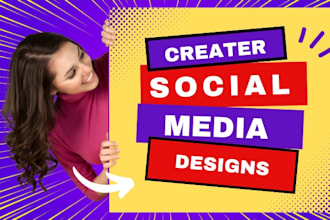 design modern social media posts, banner ads for instagram, facebook or linkedin