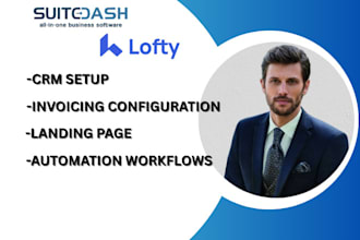 create workflow in suitedash, suitecrm, gohighlevel and lofty crm