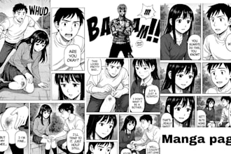draw manga comic nsfw manga page comic book page manga panel nsfw comic artist