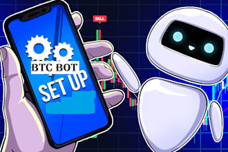 develop setup and install real bitcoin bot, btc app on your devices