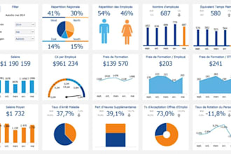 create professional excel dashboards, data visualizations, pivot tables