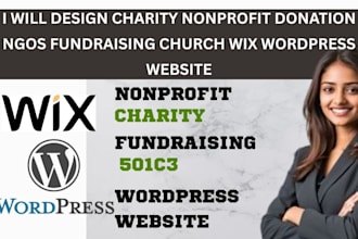 charity nonprofit donation ngos fundraising church wix website donorfy hubspot
