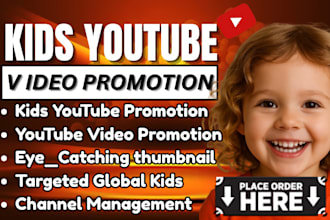 do kids youtube video promotion best thumbnail design channel manager
