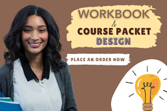 design profitable workbook and course packet for your training program