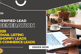 do targeted b2b lead generation, shopify leads, ecommerce lead for any industry
