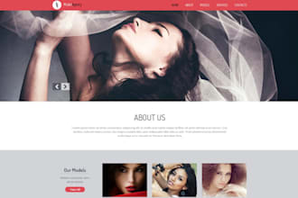 design onlyfans agency website, wix website, modeling and business website