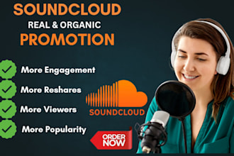 do organic soundcloud music promotion tracks album edm hip hop repost promo