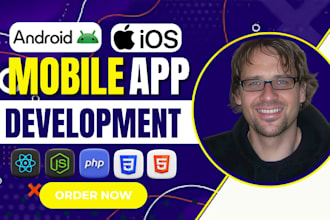 design and develop mobile apps for android and ios flutter mobile app developer