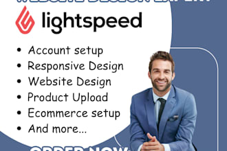 design develop and set up your lightspeed or ecwid ecommerce website