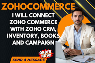 connect zoho commerce with zoho crm inventory books campaign