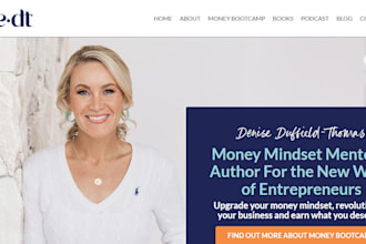 design SEO website for life coaching consulting speaker leaders personal trainer