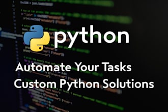 create a custom python script to automate your simple tasks