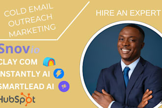 hubspot crm instantly ai snov io smartlead ai clay com for cold email outreach