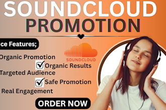 promote your soundcloud music to real organic audience