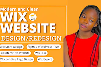 3d animated wix website, interactive wix studio website, 3d animated website