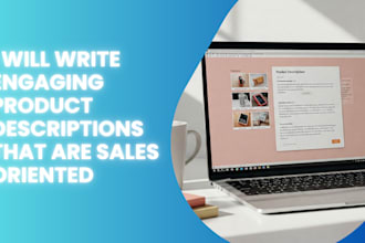 write sales oriented product descriptions for your product