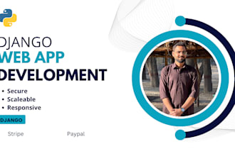 develop responsive full stack python django web applications