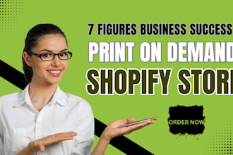 setup printful, printify, print on demand store with shopify clothing store