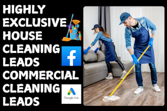 generate highly exclusive house cleaning leads office commercial cleaning leads