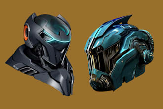 create 3d mask 3d helmet cosplay mask model armor props stl mask for 3d printing