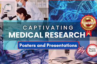 create quality medical research posters and presentations