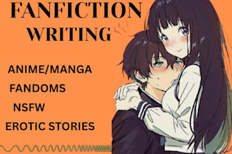 write nsfw fanfiction erotic anime manga fanfiction fantasy erotica smut romance