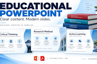design educational powerpoint presentations