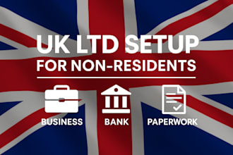 register a UK ltd company for non residents, fast and legal