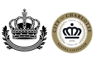create modern crown logo design