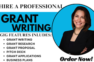 develop a nonprofit business plan, grants proposal, funding plan