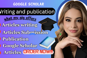 write and publish your research article in high index journal in google scholar