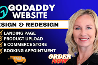 build godaddy website development godaddy redesign godaddy business landing page