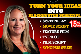ghostwrite blockbuster screenplay movie script free synopsis tv series