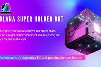 build trading bot volume bot holder bot telegram miniapp on ethereum solana xrp
