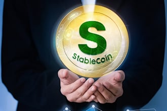 develop stablecoin,defi bot on sol,eth,smart contract audit,solidity,web3 js,dex