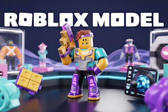 create roblox model, realistic ugc model, 3d model design for your roblox game