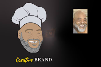 create a custom silhouette portrait logo from your photo