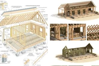 create foundation and framing plans for wood, steel, concrete structures