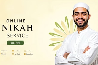 do online nikah imam for your online nikah and provide witness with certificates