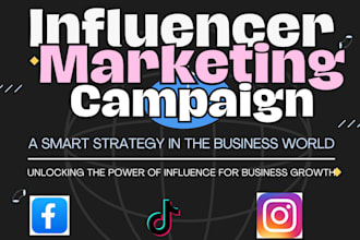 find, outreach, run and manage social media influencer marketing campaign