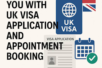 help you with UK visa application and appointment booking