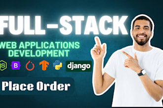 web scraping, custom website development as django or full stack developer