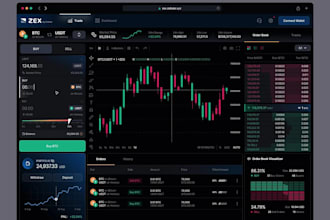 develop crypto exchange website, dex, token swap website, or crypto trading app
