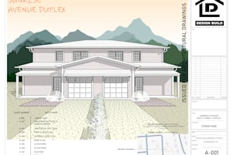 design floor plan, mep, structural, elevation, section, adu, hvac for permit