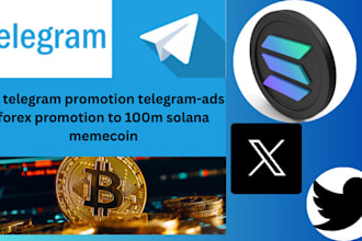 do telegram promotion telegram ads forex promotion to 100m solana memecoin