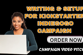 write and optimize your kickstarter or indiegogo pitch with custom graphics
