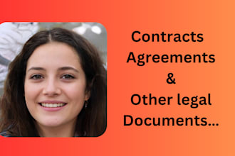 write legal agreements, contracts, privacy policy, terms and condition, mou, nda