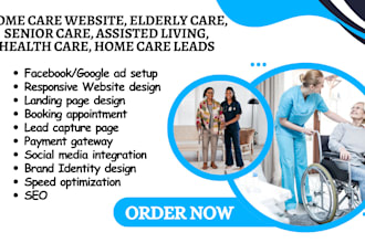 home care website elderly care senior care assisted living health home care lead